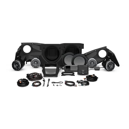 Rockford Fosgate X317-STG5 Audio Kit: PMX-3 Receiver, 1500-Watt Amp, M2 Series Color Optix Multicolor LED Lighted Front, Rear Speakers & Dual Subwoofers for Select Can-Am X3 Models (2017-2022) Rockford Fosgate X317-STG5 Audio Kit: PMX-3 Receiver, 1500-Watt Amp, M2 Series Color Optix Multicolor LED Lighted Front, Rear Speakers & Dual Subwoofers for Select Can-Am X3 Models (2017-2022)